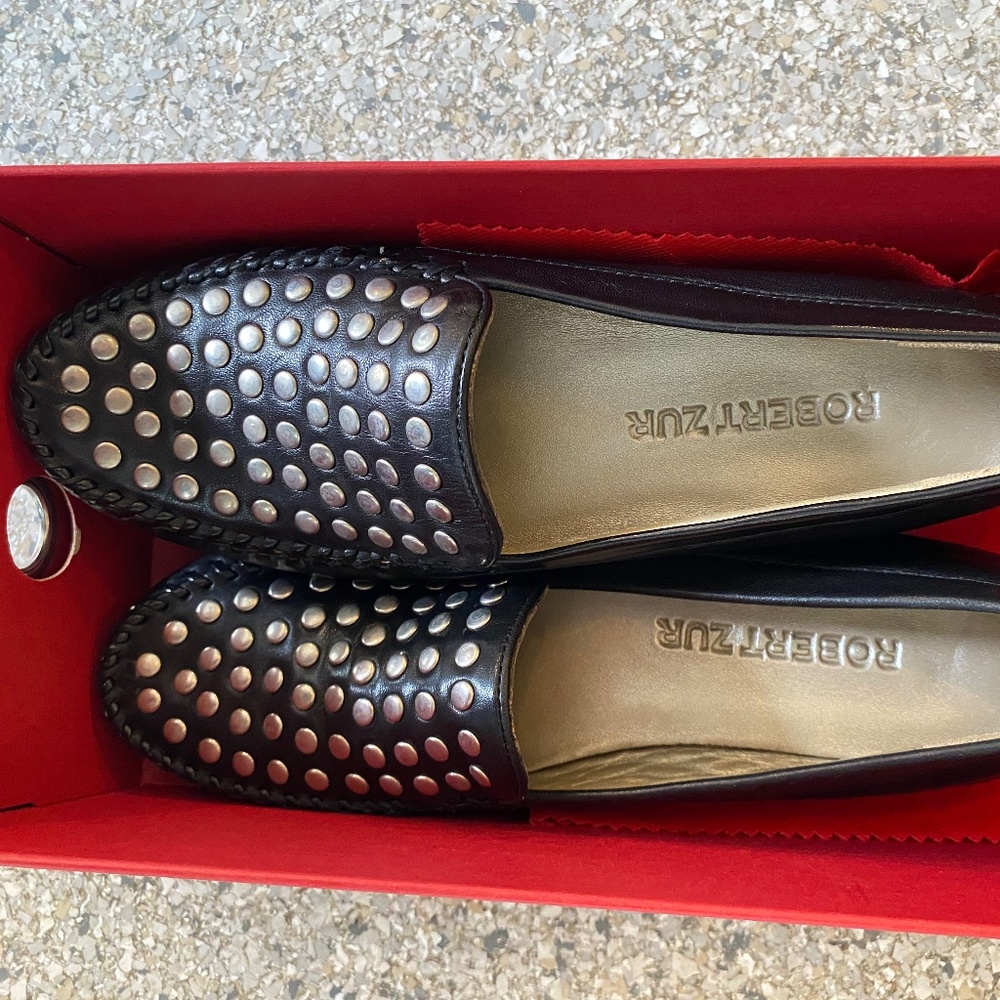 Robert Zur Starry Loafers Black